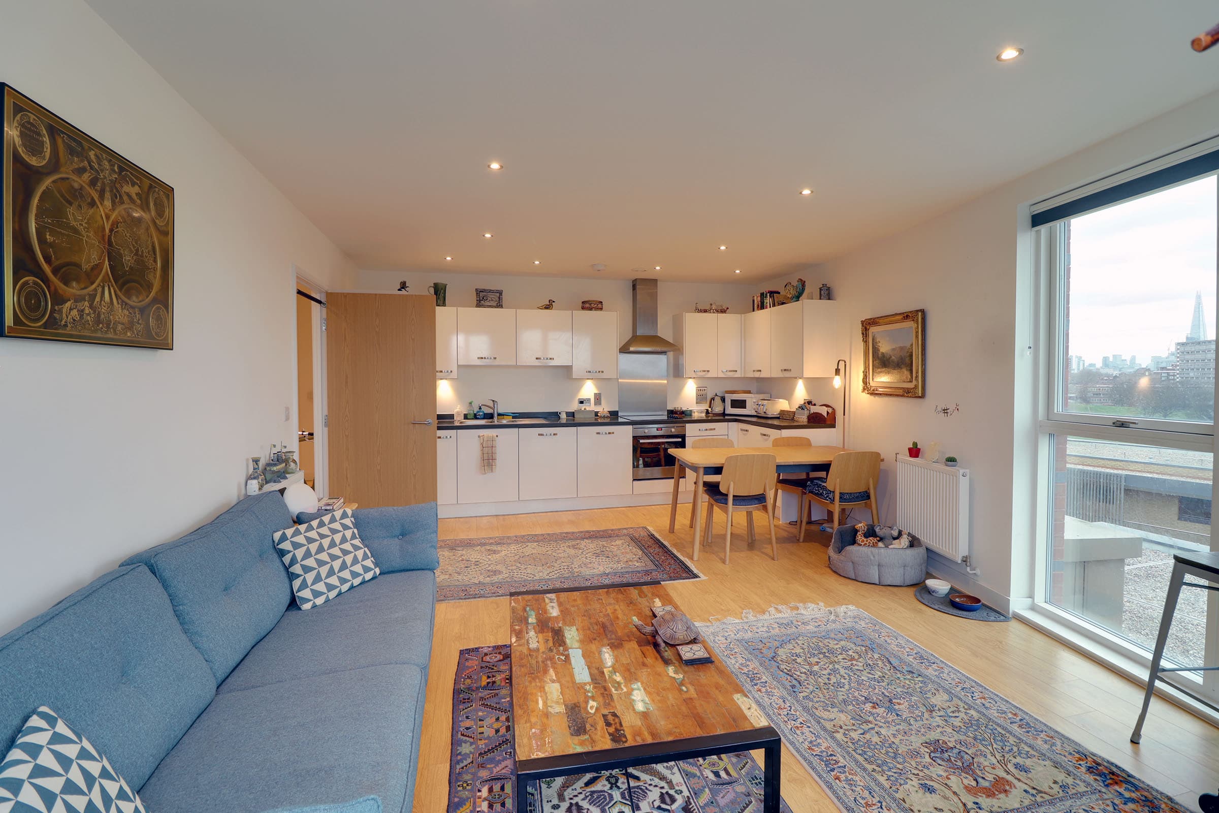 Hogan Court Kitchen Living Room